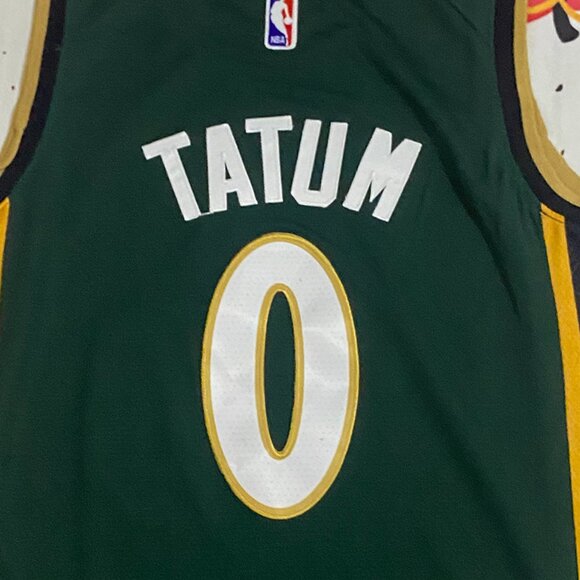 Boston Celtics Player Tatum0 Green Jersey - Picture 6 of 7